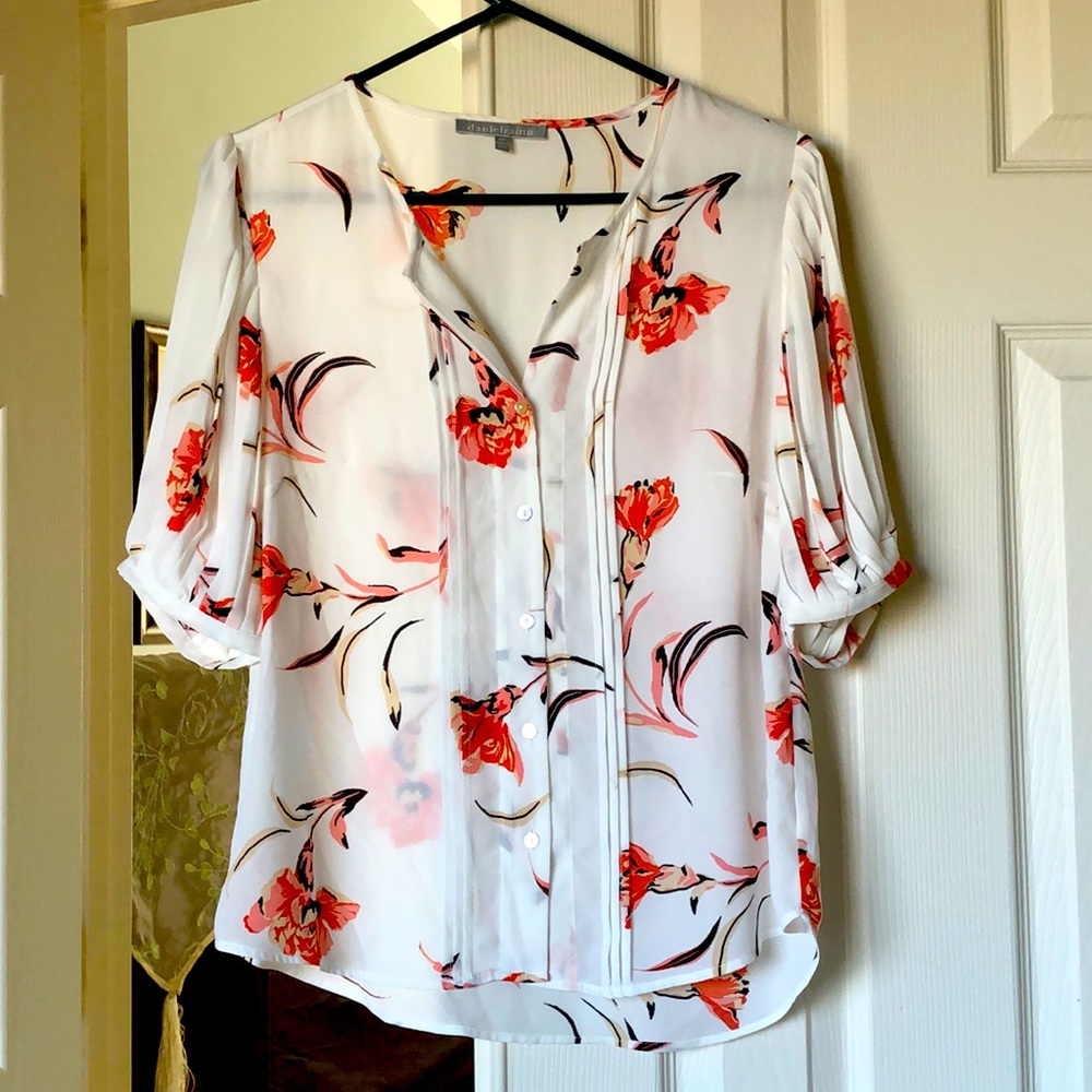 DANIEL RAINN- Ampton Button Down Blouse- Size MP